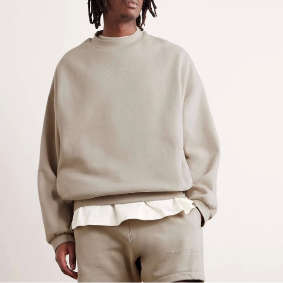 Fear of God Other - Fear Of God Logo-Appliquéd Cotton-Blend Jersey Sweatshirt
